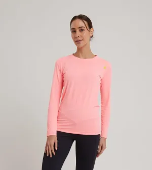 Women's Dri-Fit Long-Sleeved Sun Shirt - MELON