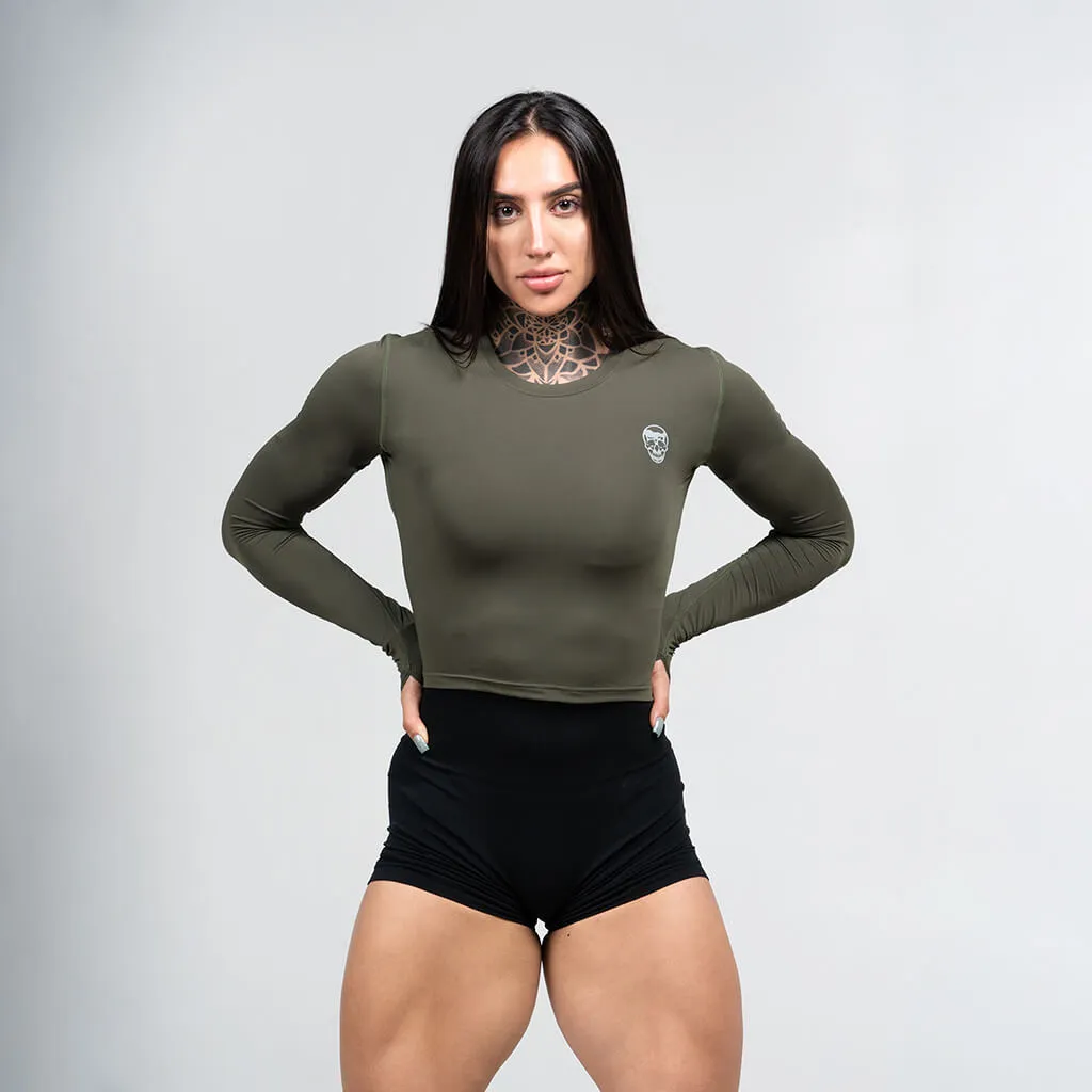 Women's Performance Long Sleeve - OD Green