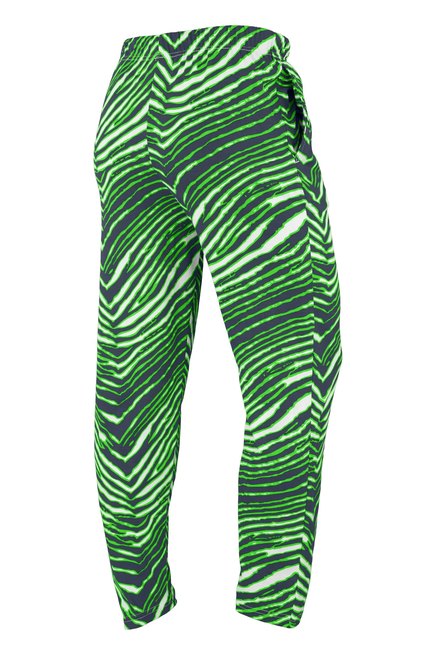 Zubaz NFL Adult Unisex Z88 Zebra Pants, Seattle Seahawks For Men and Women